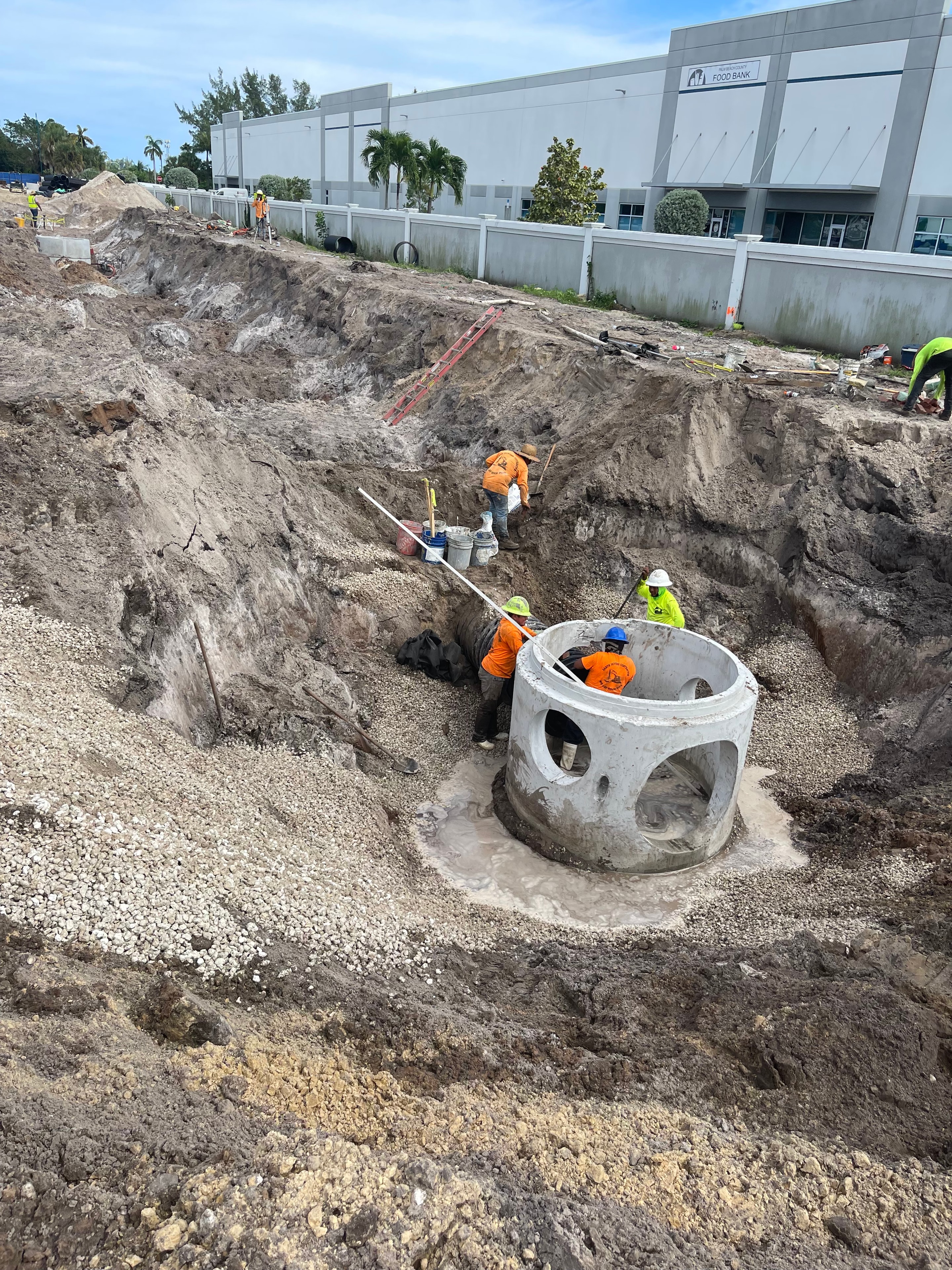 Civil construction utilities project in South Florida