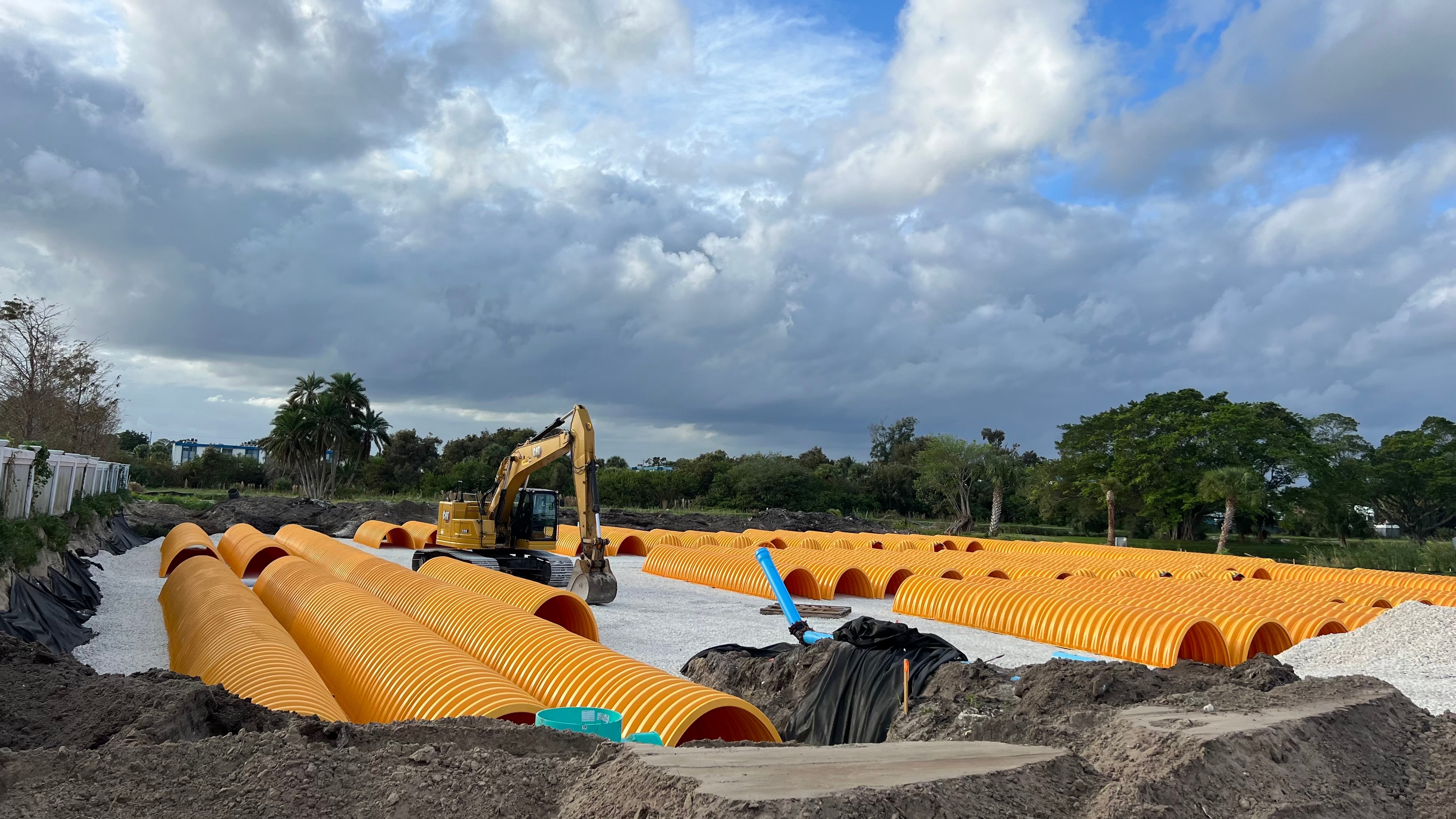 Asphalt paving road construction in Florida